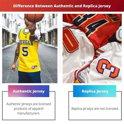 Authentic vs Replica Jersey: Difference and Comparison