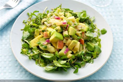 Avocado And Watercress Salad With Soy Dresssing Recipe