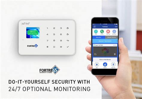 Self Monitored Security Systems Diy Security System Alarm Systems