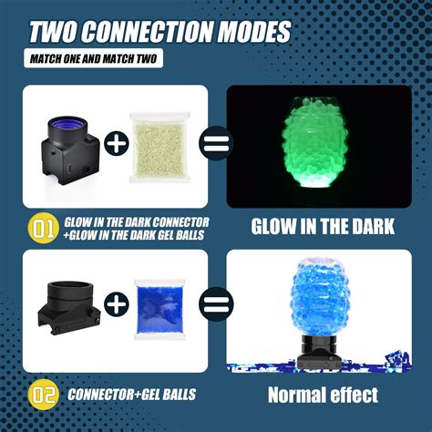 Tansar Glow In The Dark Gel Ball Blaster Gun Toy Splatter Outdoor Shooting Games Splat Water