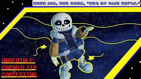 Lazy Showcase Of Outersans Undertale Capability Contesting Youtube