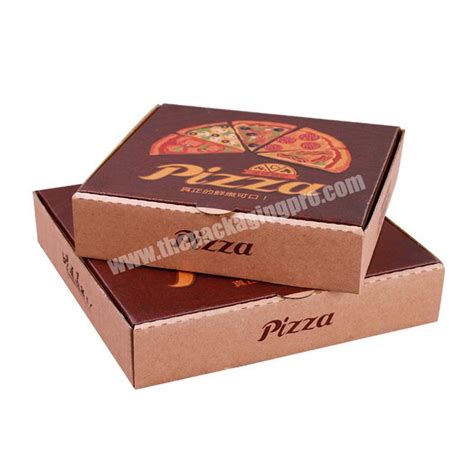 7 Inch 8 Inch 9 Inch Food Grade Corrugated Pizza Box Food Box For Pizza