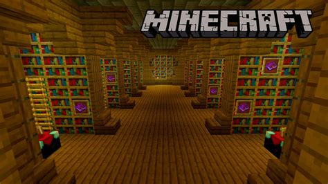 COMMENT FAIRE UNE BIBLIOTHÈQUE DANS MINECRAFT TUTO YouTube