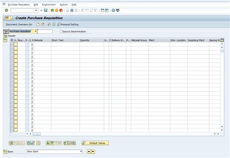 Purchase Requisition In Sap Mm Go Coding