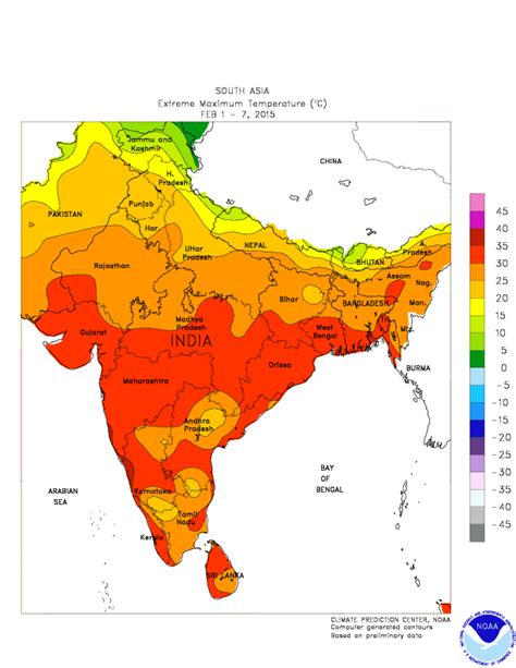 Climate Map Of Asia