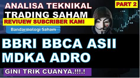 Analisa Saham 30 11 22 IHSG BBRI BBCA ASII MDKA ADRO Gini Caranya