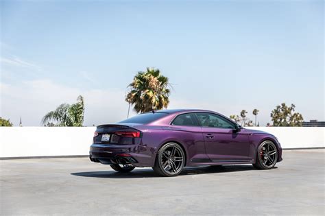 Audi Rs B Merlin Purple With Vorsteiner V Ff Aftermarket Wheels