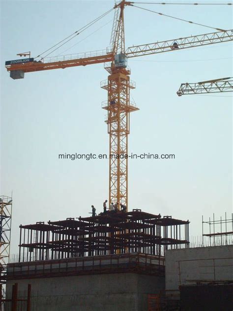 10t Qtz125 TC6515 Construction Self Erecting Building Tower Crane