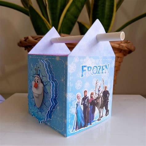 Caixa Canudo Frozen Loja Santhias Elo7 Produtos Especiais