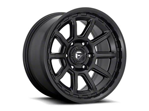 Fuel Wheels Jeep Wrangler Torque Matte Black Wheel 17x9 1mm Offset