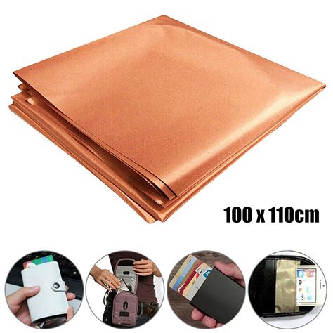 EMF Protection Pure Copper Fabric Blocking RFID Radiation Singal Wifi