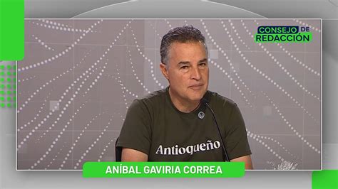 Entrevista con Aníbal Gaviria Correa gobernador de Antioquia YouTube