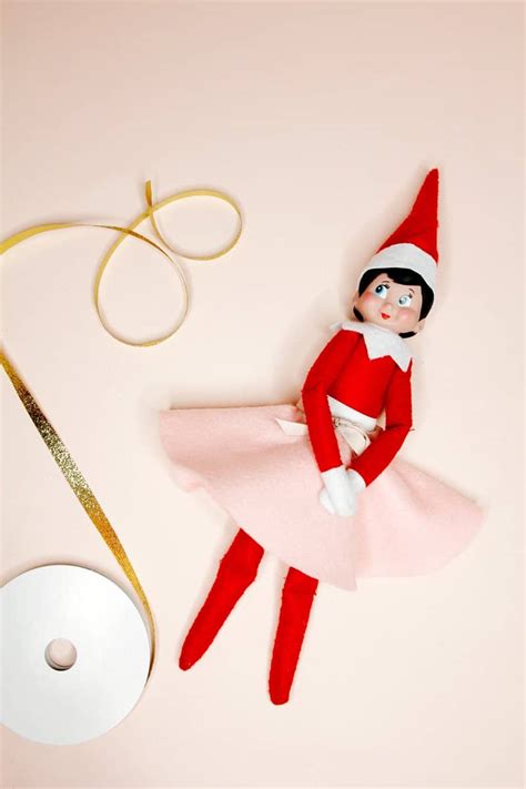 skirt pattern for elf on the shelf - no sew - see kate sew