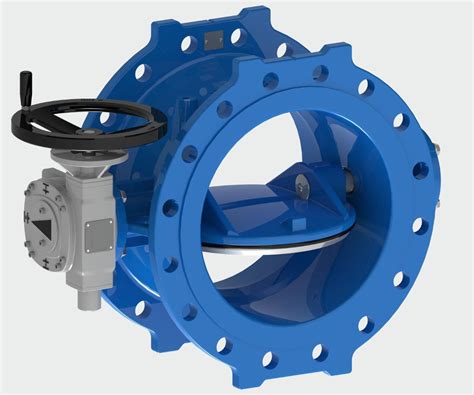 Awwa C504 Double Flanged Double Eccentric Butterfly Valve Bf Valve