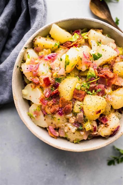 German Potato Salad Recipe With Bacon Vinaigrette