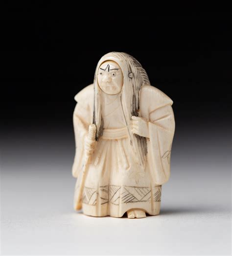 Aktor Kabuki NETSUKE Japonia XIX Wiek 13143179646 Oficjalne