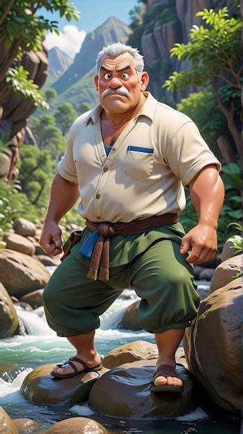 Premium Photo | The jungle book character in the jungle