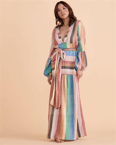 Long Sleeve Pastel Maxi Dress Atelier Yuwa Ciao Jp