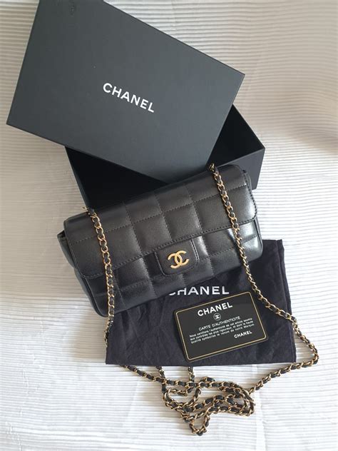 Chanel Chocolate Bar Camellia Mini Flap Luxury Bags Wallets On