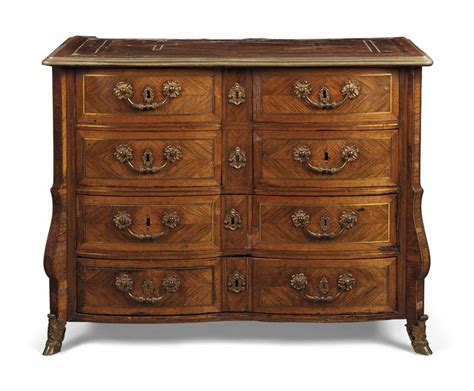 Antique Louis Xiv Rosewood Commode