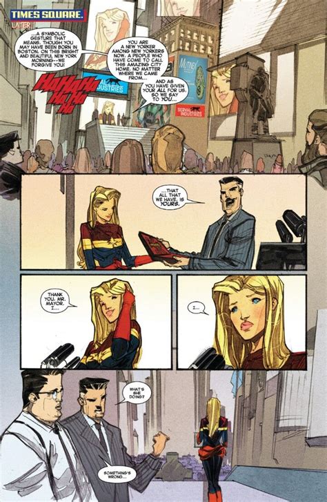 Captain Marvel Receives The Key To The City Captain Marvel Comic
