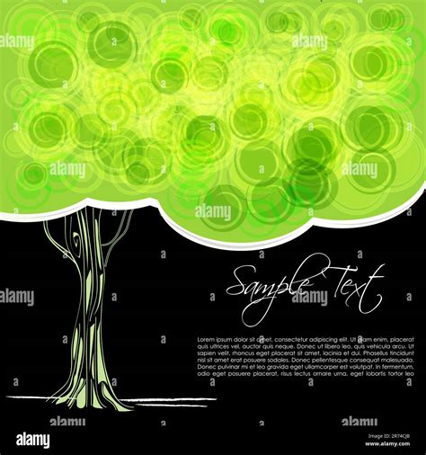 illustration of natural tree Stock Vector Image & Art - Alamy