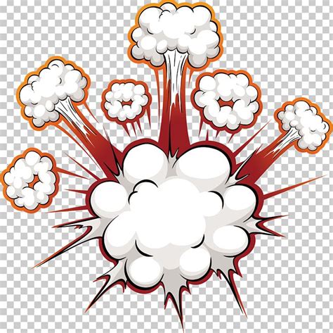 Comics Explosion Speech Balloon Png Clipart Blast Blasting Bomb