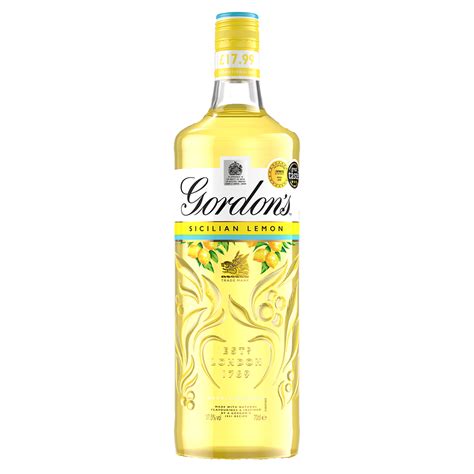 Gordons Siclian Lemon Gin 70cl Bargain Booze