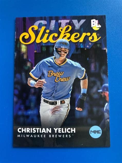 2023 Topps Big League City Slickers CS 16 Christian Yelich For Sale