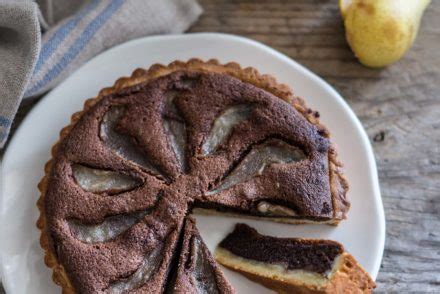 Crostata Con Frangipane Al Cacao E Pere La Tarte Maison