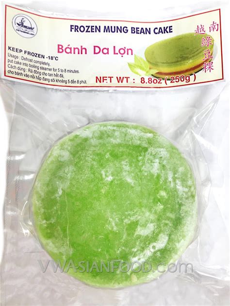 Vietnamese Lady Frozen Mung Bean Cake (Bánh Da Lợn) , 8.8 oz (60-Count – VW Asian Food Co.