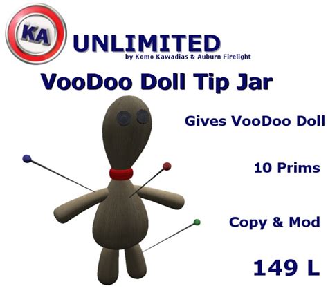 Second Life Marketplace - KA VooDoo Doll Tip Jar