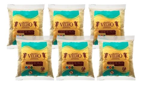 Kit 6 Creme De Milho Não Transgênico Mano Velho 500g MercadoLivre