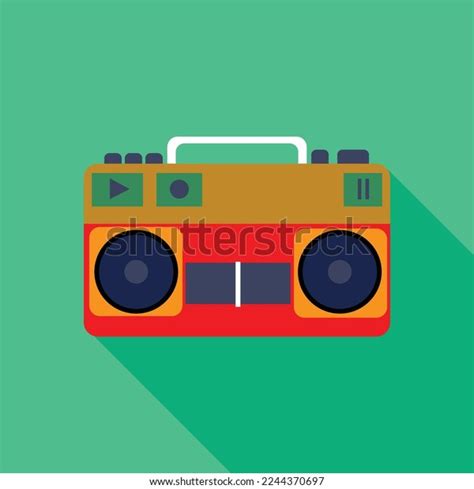 Vintage Boom Box Stock Illustration Stock Vector (Royalty Free ...