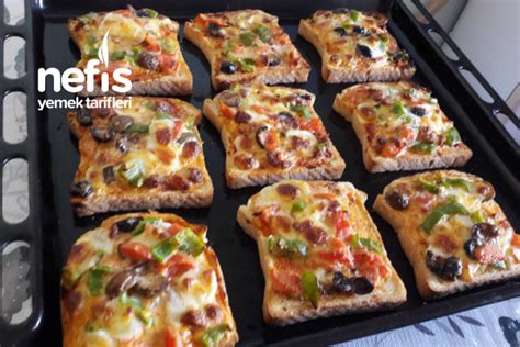 Tost Ekmeğinde Pizza Nefis Yemek Tarifleri 5684530