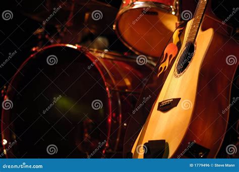 Drum And Guitar Royalty Free Stock Image Image 1779496