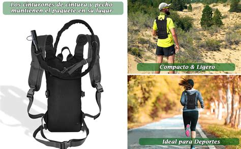 ProCase Bolsa de Hidratación de 2 litros Mochila Durable Hydration