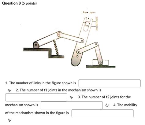 Solved Question 8 5 Points 1 The Number Of Links In The Chegg