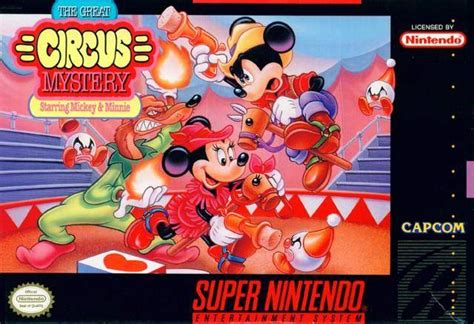 Great Circus Mystery Starring Mickey And Minnie Snes Super Nintendo