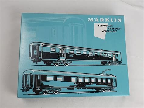 Märklin 40661 SBB Schnellzugwagen Set 4 tlg Tin Plate OVP Kaufen