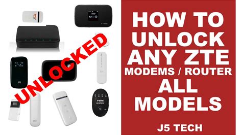 How To Unlock Any ZTE Modem Router 2021 YouTube