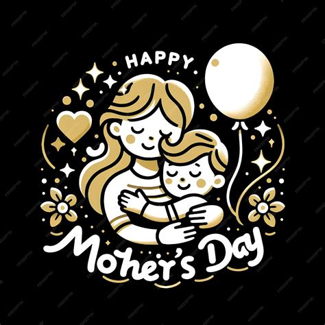 Premium Photo Vector Happy Mothers Day Illustration