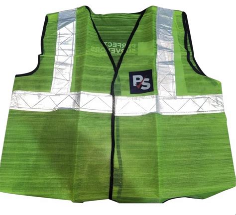 Male Polyester Green Safety Reflective Jackets Size Free Size At Rs 65piece In New Delhi