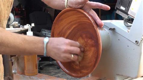 Wood Turning With Naked Turner Exotic Wood Plate Youtube