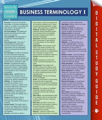 Business Terminology I Speedy Study Guides Ebook By Speedy Publishing