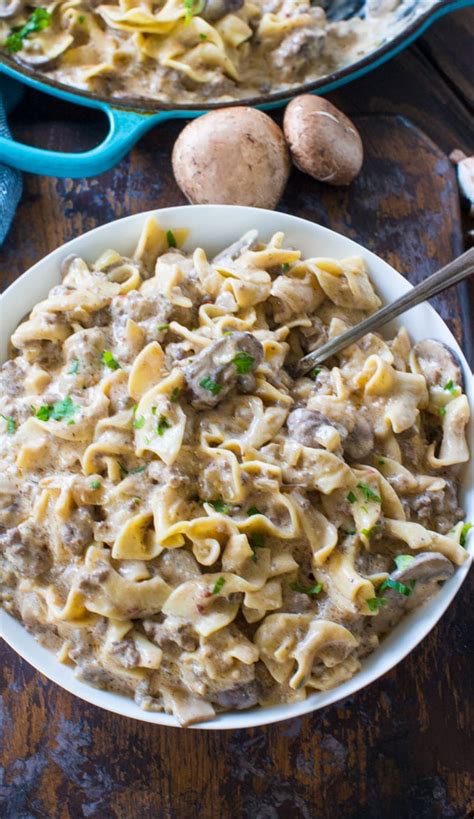 Easy Ground Beef Stroganoff Recipe Minutes Meals