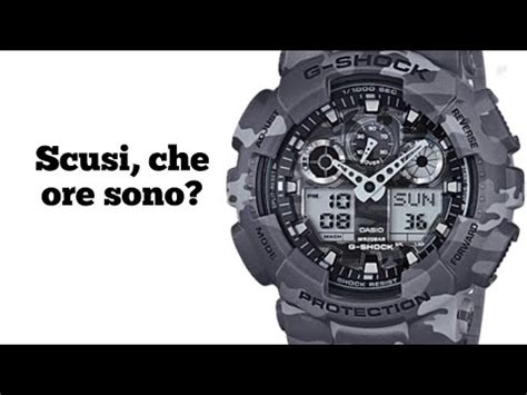 Casio G Shock Come Regolare L Ora Tutorial Ep Youtube