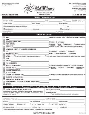 Radiology Referral Form Complete With Ease Airslate Signnow