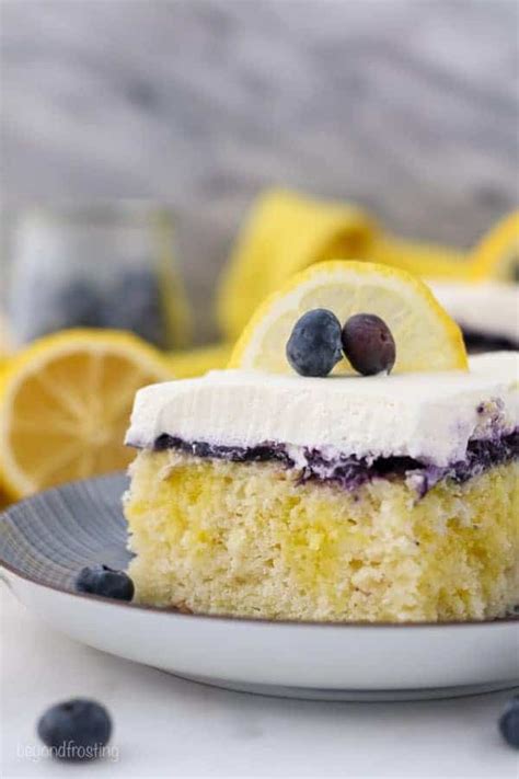 Lemon Blueberry Poke Cake Beyond Frosting