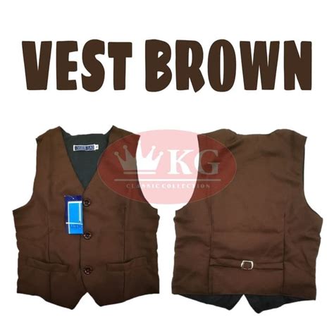 Unisex Vest Sekolah Rendah Menengah Pengawas Katering Premium